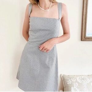 Reformation Brigitte Houndstooth Dress